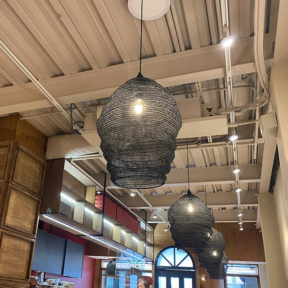 Hive Industriel Fil Pendentif Lampes