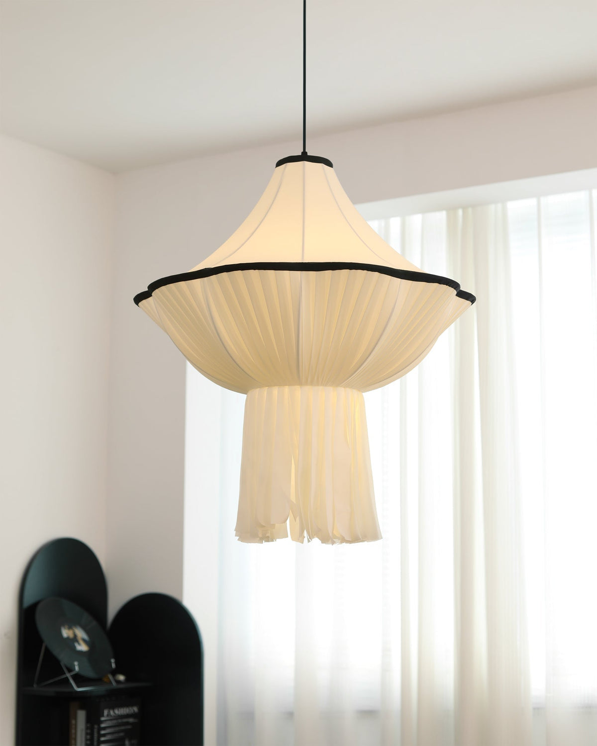Detail shot of the metal fitting on the Wildon Pendant Light.