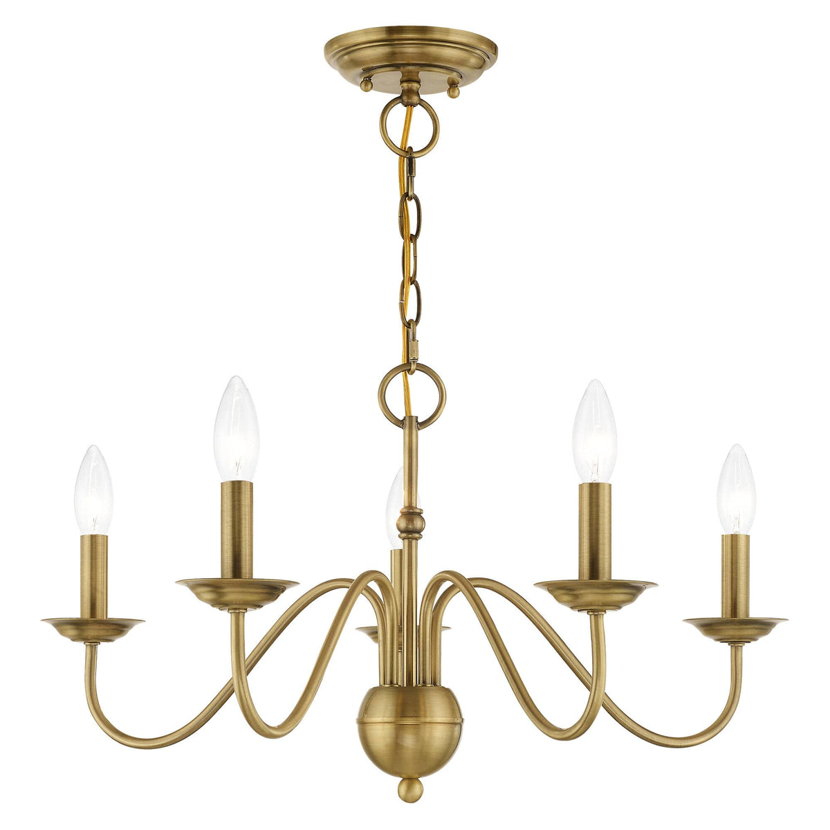 Avvarir Lustre Métal Laiton Industriel Vintage
