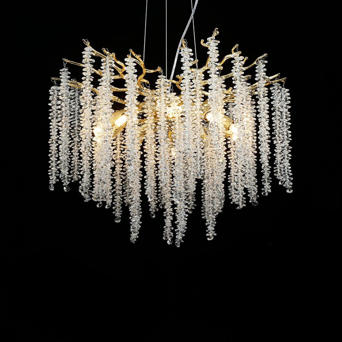 Edreira Lustre Fleur de Glycine en Cristal