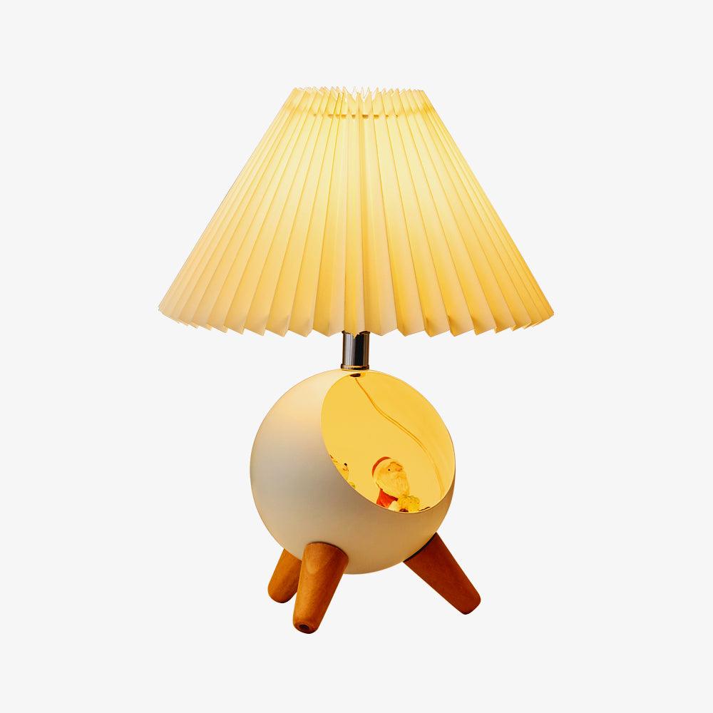 Hazelle Lampe de Table en Tissu Moderne