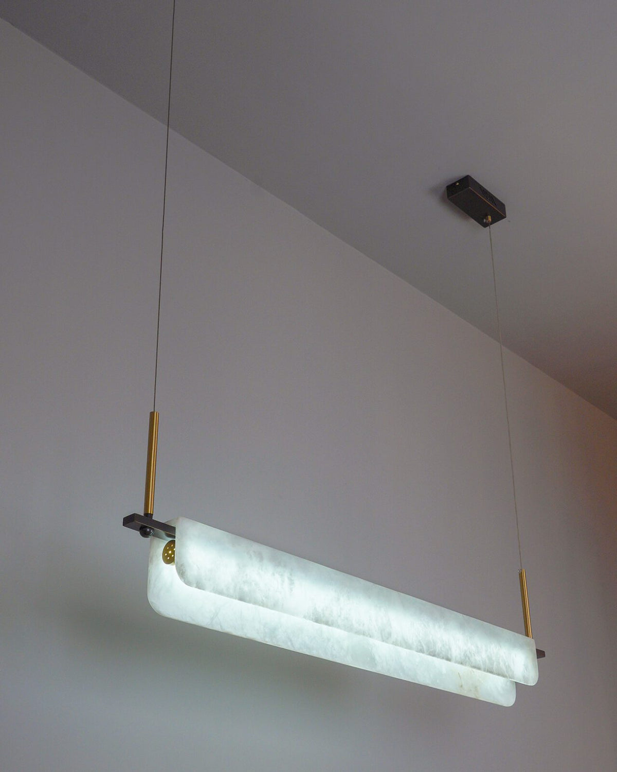 Eshaisra Suspension Métal Albâtre Minimaliste Moderne