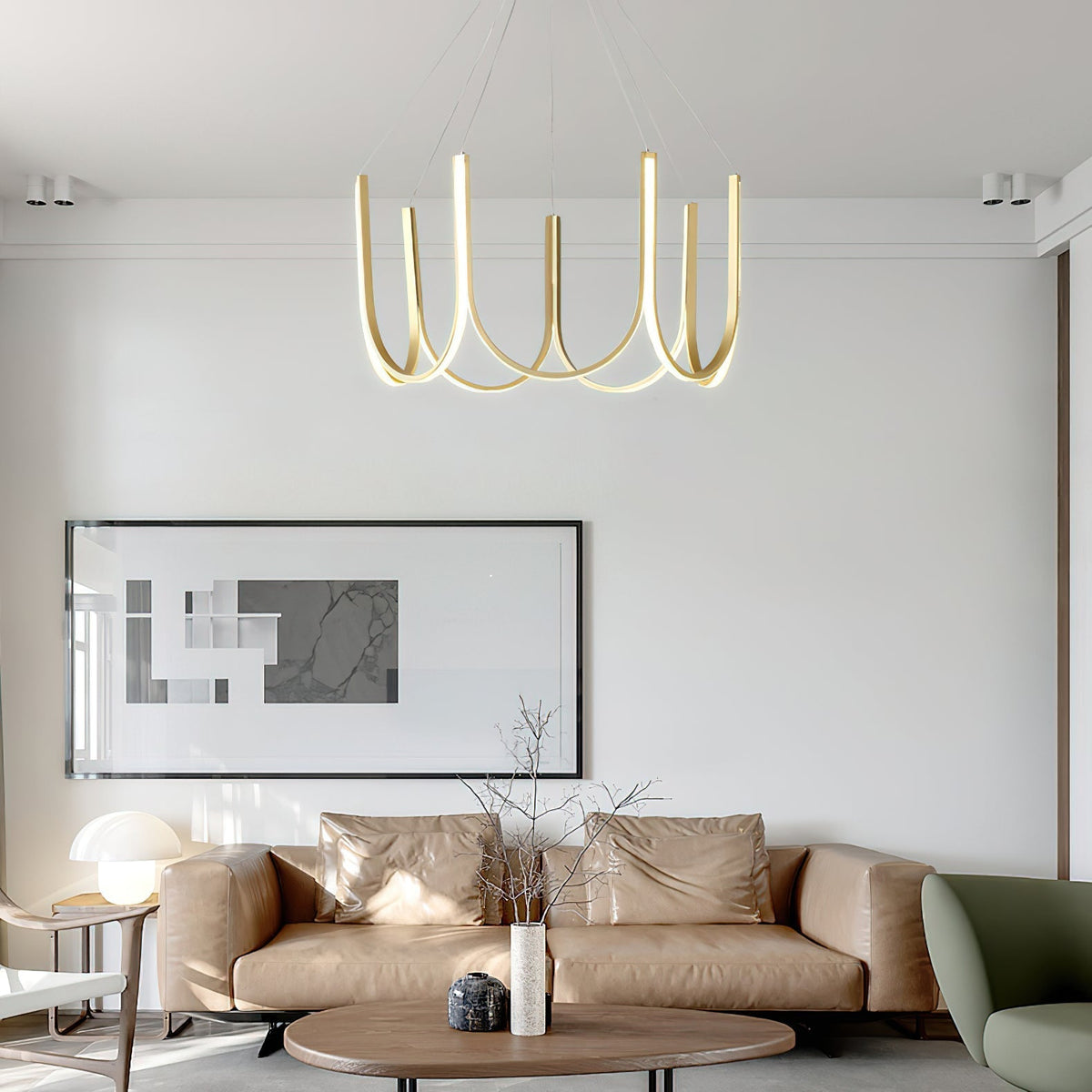 Otheara Lustre Métal LED Minimaliste Moderne