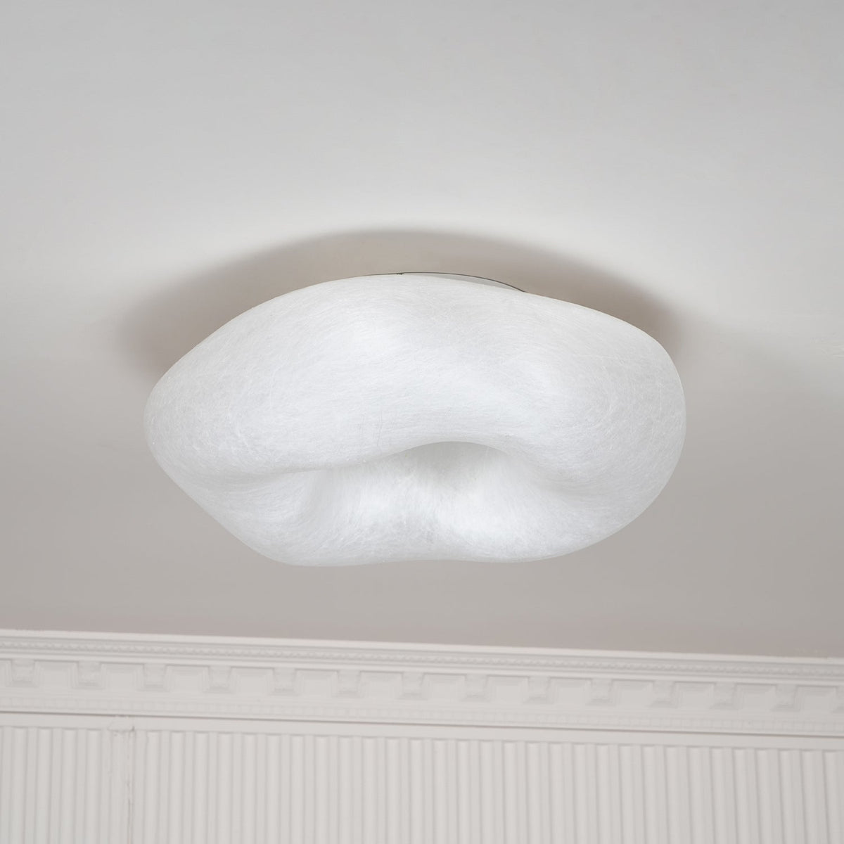 Ardelise Plafonnier en Forme de Nuage en Soie Élégant