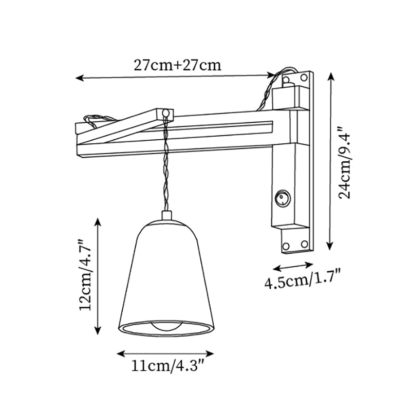 Wall Lamp with Travertine Cylinder Shade for Minimalist Ambiance-Neutral Decor