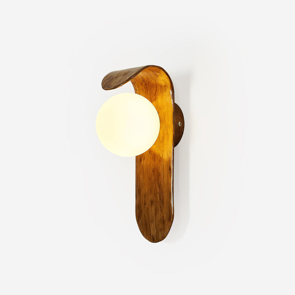 Gavino Wooden Wall Lamp-Neutral Decor