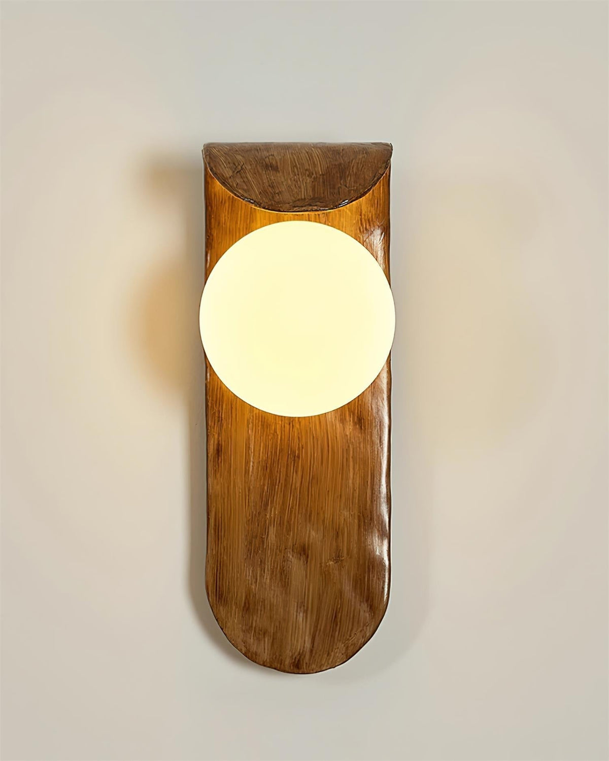 Gavino Wooden Wall Lamp-Neutral Decor