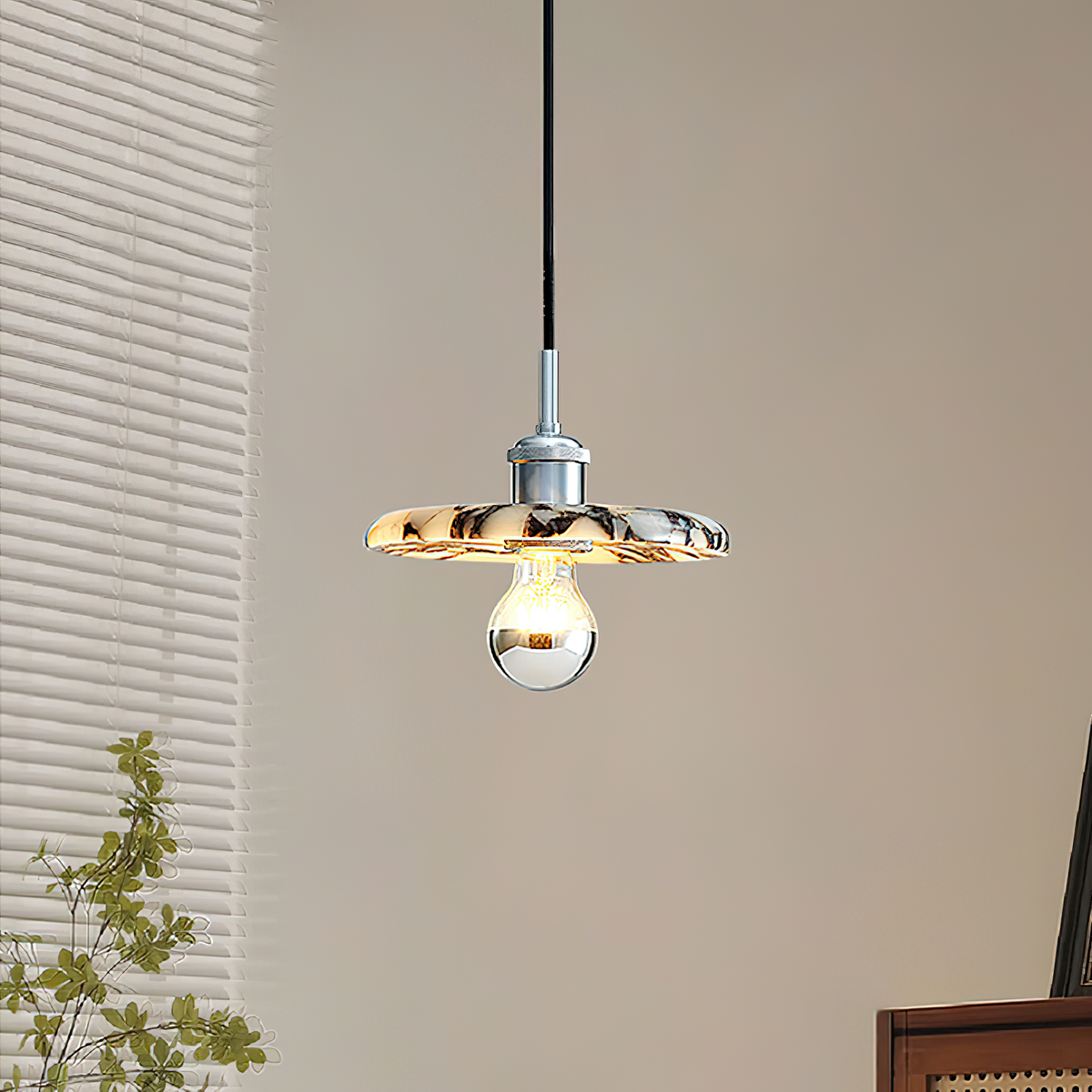 Ovelion Suspension Marbre Métal Art Nordique Premium