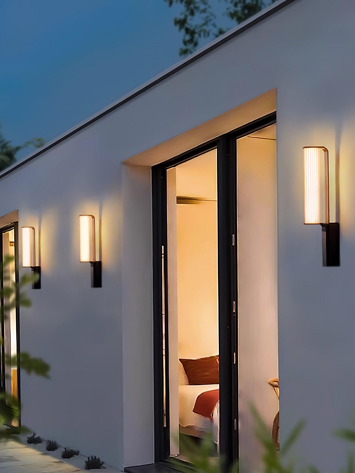 Zevina Applique LED Arc Unique Éclairage Extérieur
