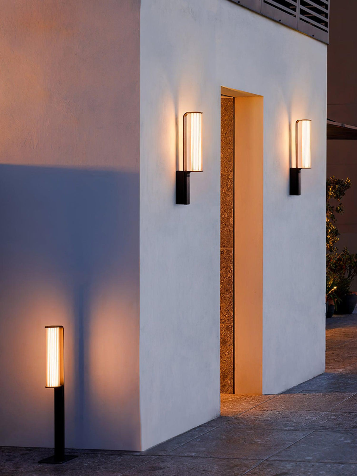 Zevina Applique LED Arc Unique Éclairage Extérieur