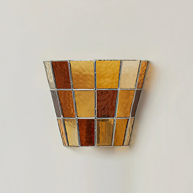 Saffrienne Applique Murale en Verre