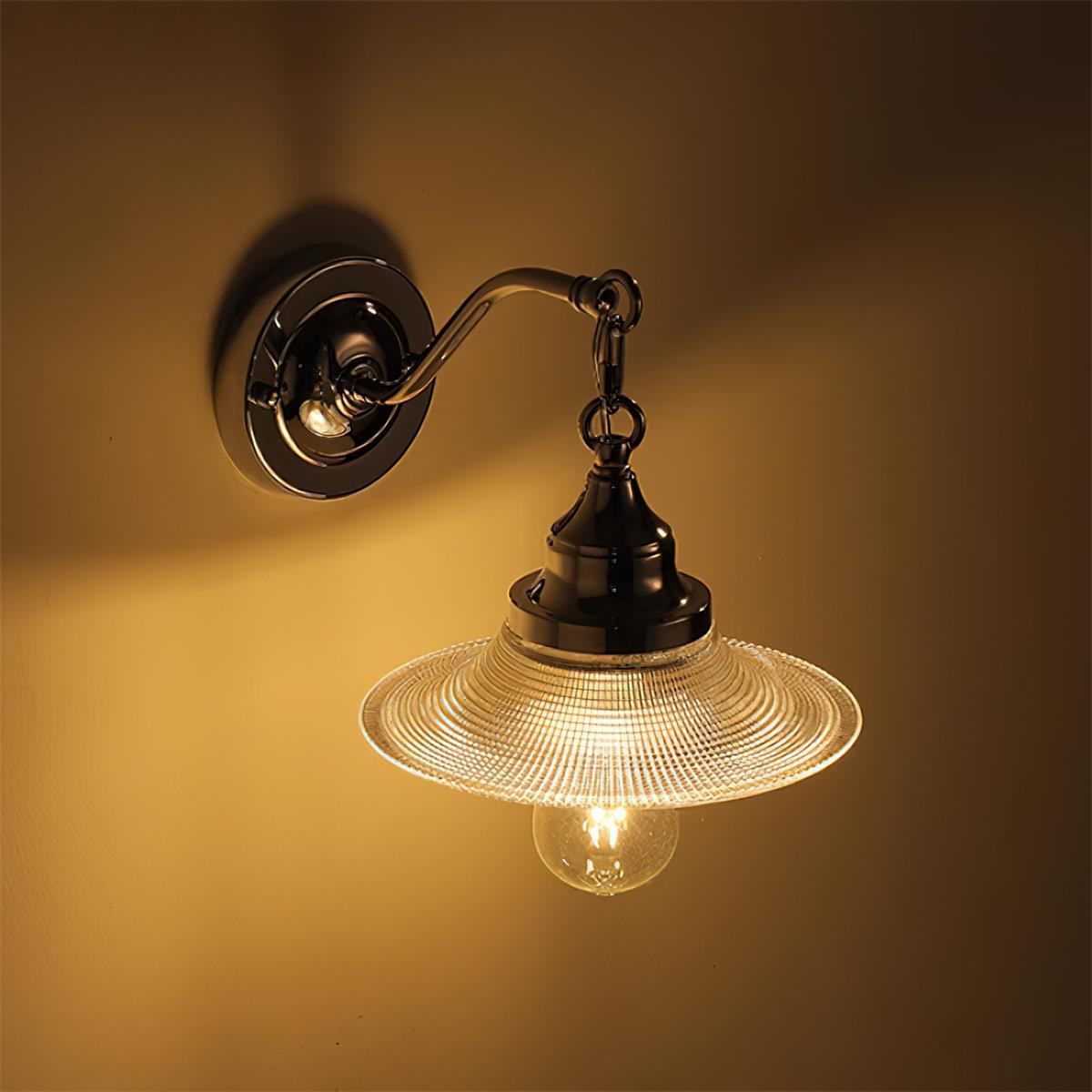 Perivo Polished Chrome Wall Lamp-Neutral Decor