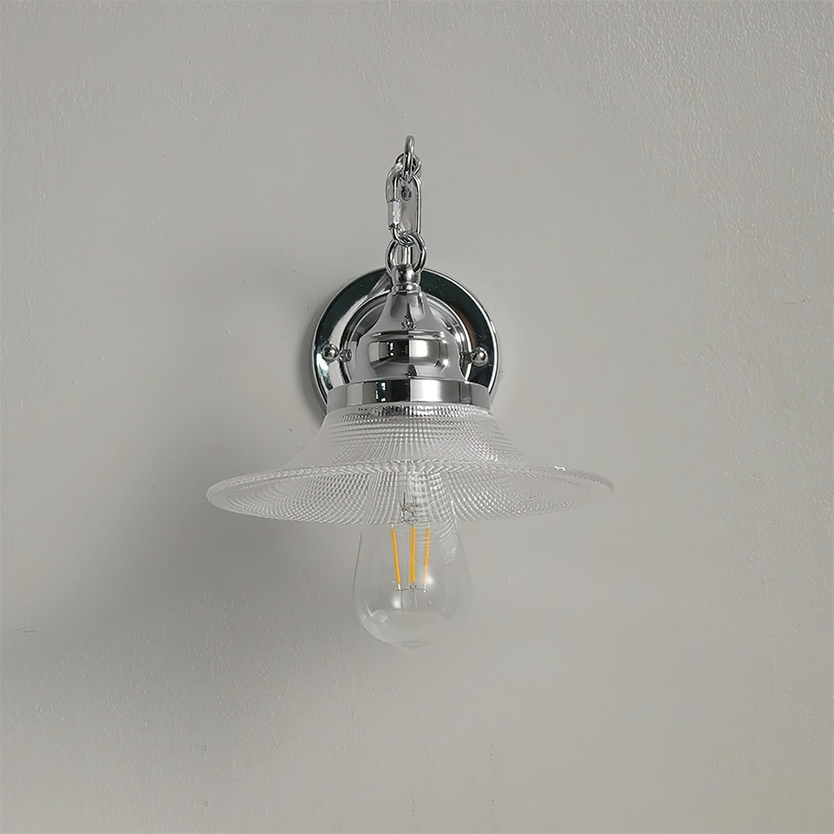 Perivo Polished Chrome Wall Lamp-Neutral Decor
