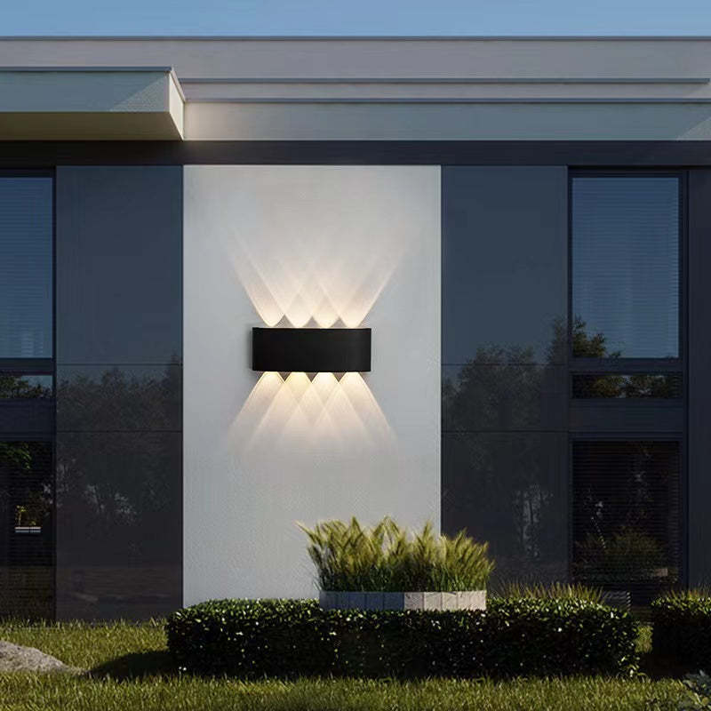 Korinex Applique Murale Rectangulaire Moderne Noir/Blanc. Corridor-Cielum