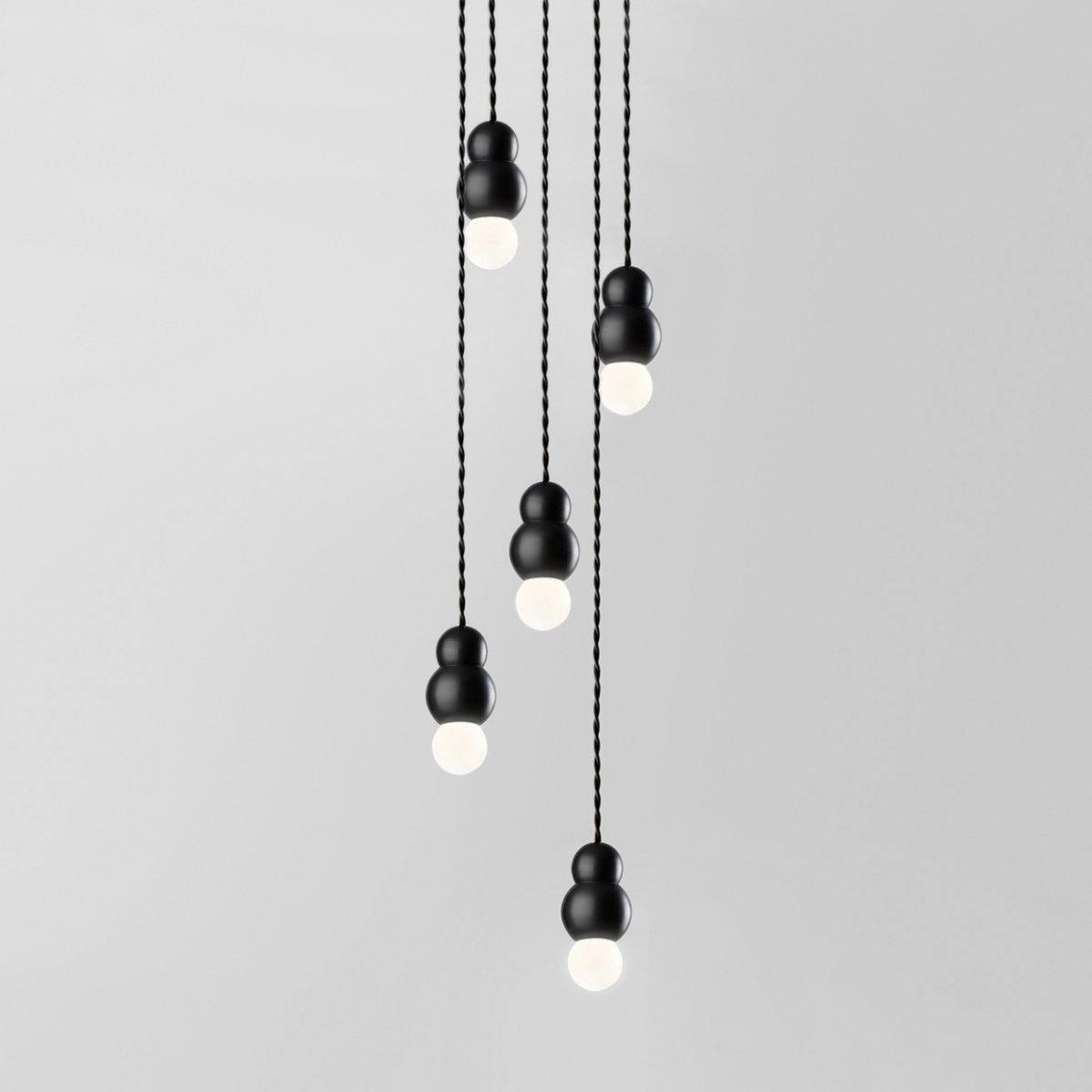Bubbly Suspension en Verre Moderne