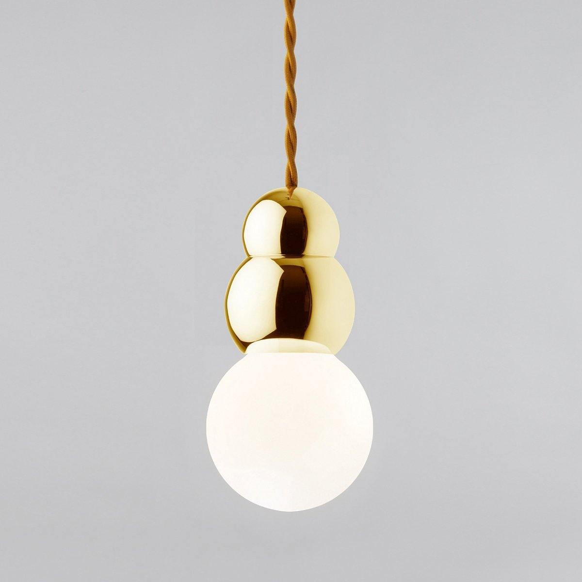 Bubbly Suspension en Verre Moderne