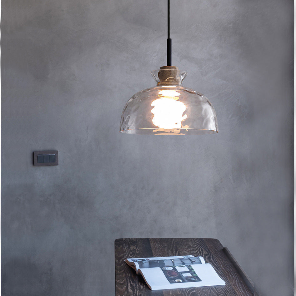 Arisha Suspension Dôme Vintage, Verre, Marron, Salon