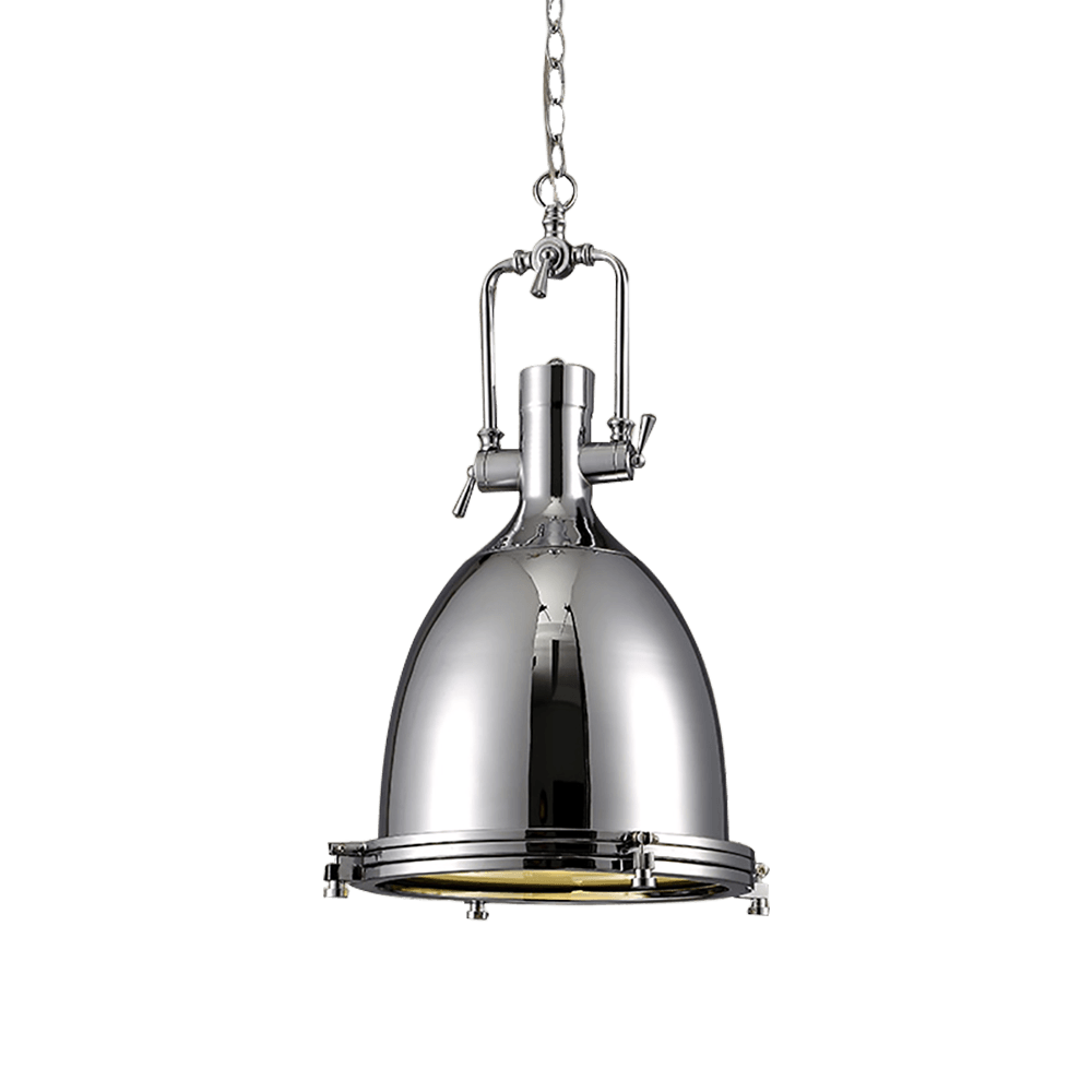 Alvora Lampe Suspendue en Laiton Industrielle