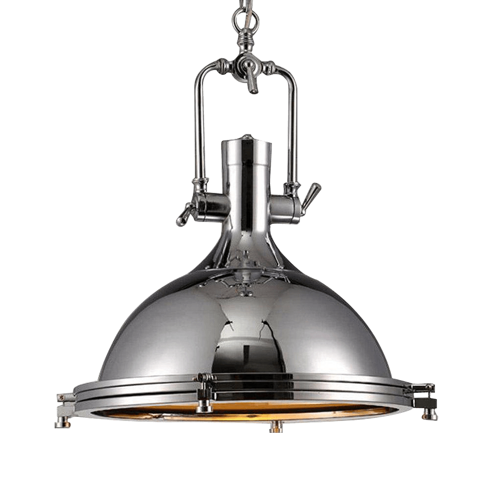 Alvora Lampe Suspendue en Laiton Industrielle