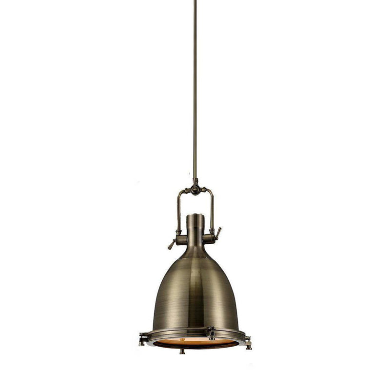 Alvora Lampe Suspendue en Laiton Industrielle