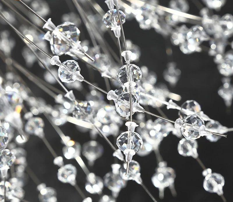 Edressa Lustre Cristal Pissenlit avec Cristaux