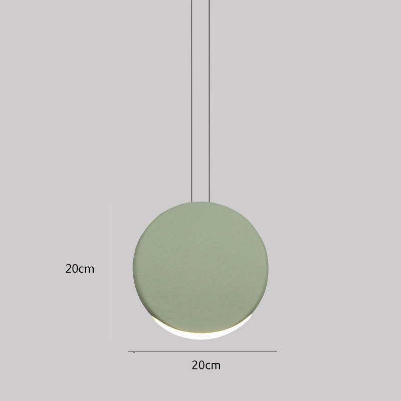 Valentina Suspension Ronde Simple, Métal/Résine, Noir/Vert/Brun/Gris/Blanc, Chambre à Coucher/Bureau