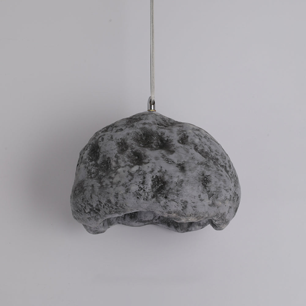 Avi Suspension Irrégulier Naturelle, Résine/Acrylique, Bois/Gris/Laiton, Chambre