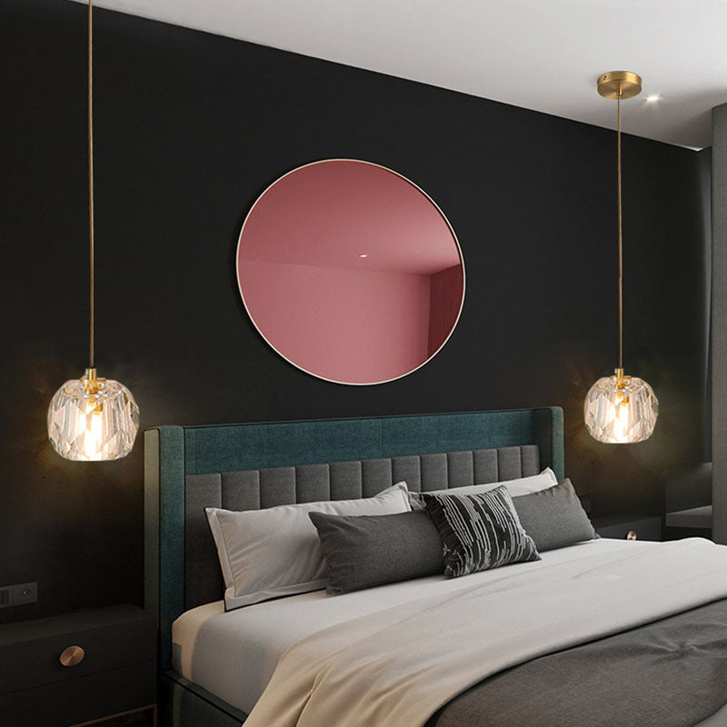 Kristy Lustre Suspension LED Contemporain Métal Chambre à Coucher
