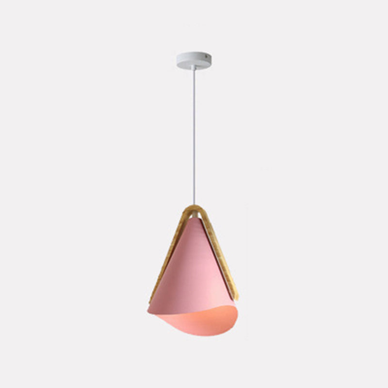Valentina Suspension 5 Couleurs, Bois/Métal Vert/Rose Salon