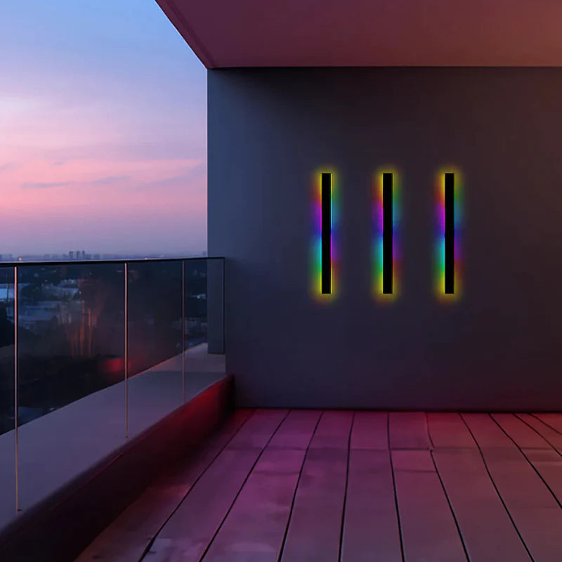 Nazen Applique Murale Extérieur LED Étanche Minimaliste Métal Cour-Cielum