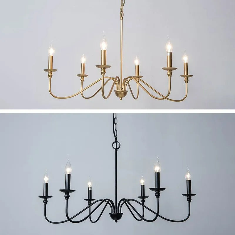 Orix Lustre Métallique Rétro Vintage à Bougies