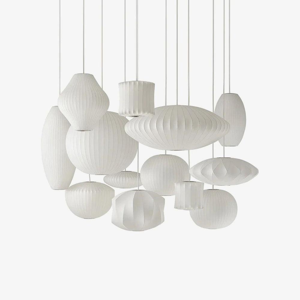Solarnce Suspension Minimaliste en Soie et Acier
