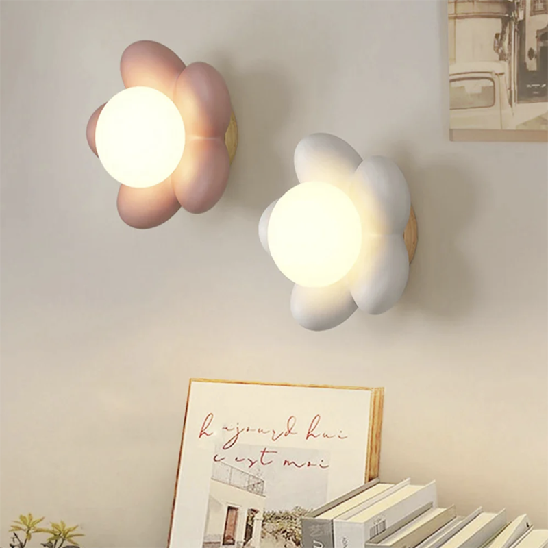 Arisha Moderne Mignon Intérieur Applique Murale Résine Chambre à Coucher