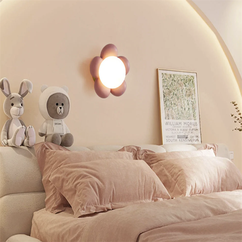 Arisha Moderne Mignon Intérieur Applique Murale Résine Chambre à Coucher