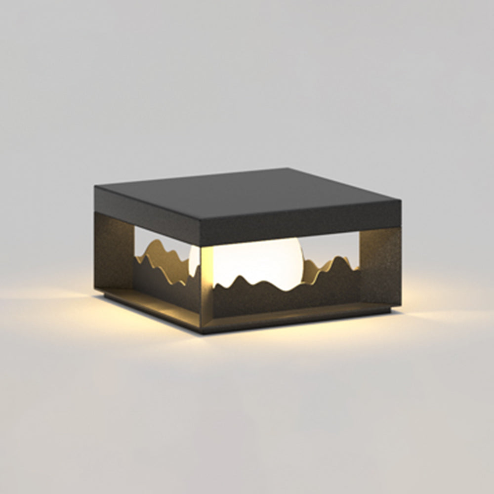 Ray Lampe de Poteau Solaire, Montagne, L 25/30/40CM
