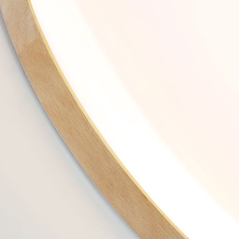 Evenor Plafonnier LED Grande Rond Moderne Bois-Cielum