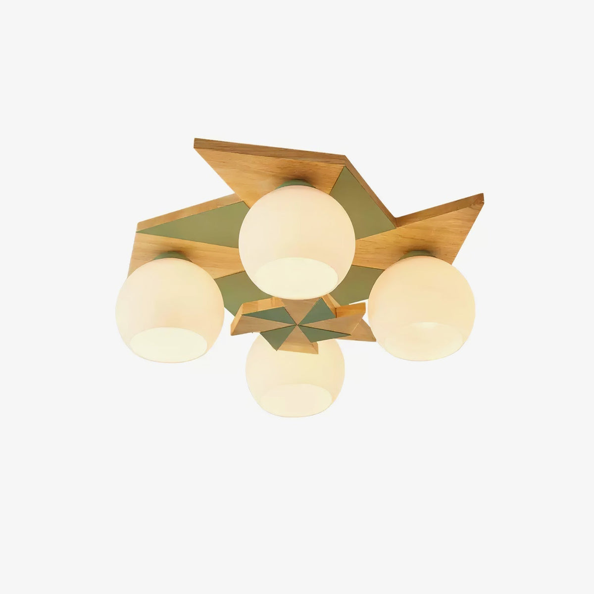 Ewooda Wooden Ceiling Lamp-Neutral Decor