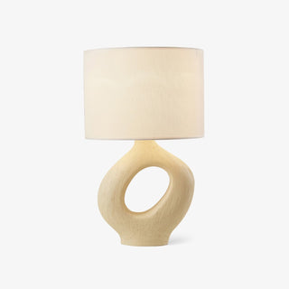 Lumestic Lampe de Table Sculpturale en Résine Et Tissu