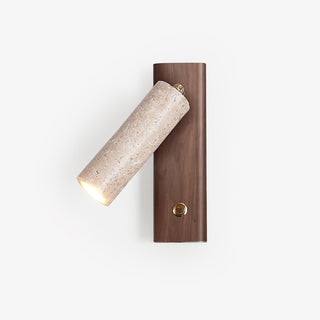 Ornoria Applique Murale Cylindrique en Travertin