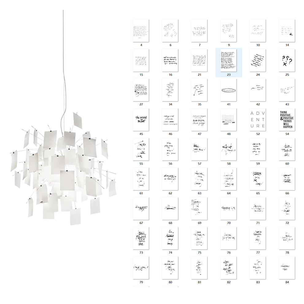 Ortheen Lustre Métal Papier Créativité Individuelle