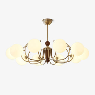 Orvynia Lustre en Bois Et Verre à L'Élégance Classique Grove