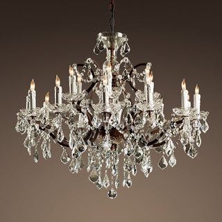 Silva Lustre décoratif Moderne, Métal/Cristal,  Rouille, Salon