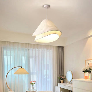 Ritta Suspension Nuage Moderne, Metal/Tissu, Blanc, Chambre à Coucher