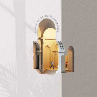 Ray Applique Murale Art Déco Flush LED Encastrée, 3 Styles, Blanc, Salon