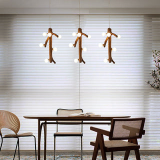 Epoch Nordique LED Lustre Bois Salon/Salle À Manger/Chambre À Coucher