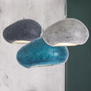 Avi Suspension Pain Moderne, Résine/Acrylique, Bleu/Gris/Noir, Chambre