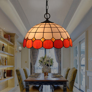 Tiffany Luxe Vintage Suspension Gemme Verre Chambre À Coucher/Salon