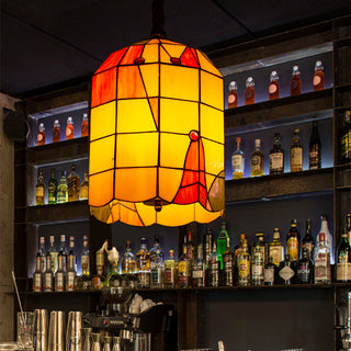 Tiffany Moderne LED Suspension Métal/Verre Salle À Manger/Bar