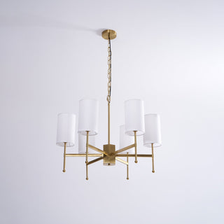 Ulcarisra Lustre en Tissu Vintage en Laiton