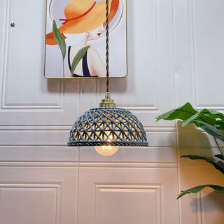 Valentina Suspension Luminaire Retro Nordique Métal/Céramique Chambre